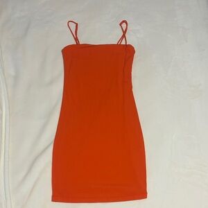 Garage Vibrant orange Mini Dress